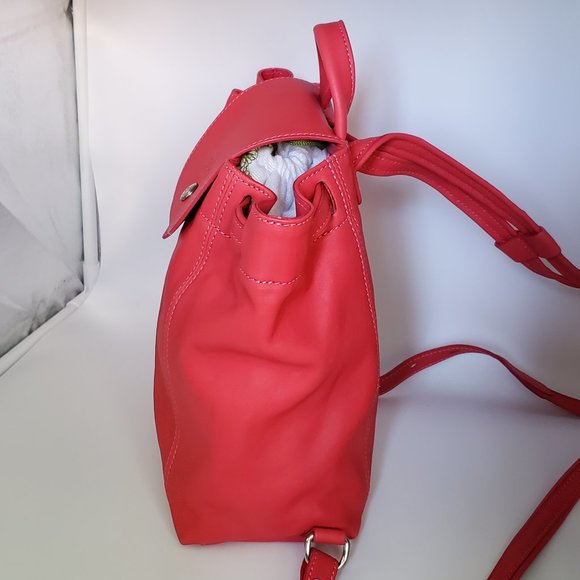 Longchamp Le Pliage Mini Cuir Leather Backpack display picture 3